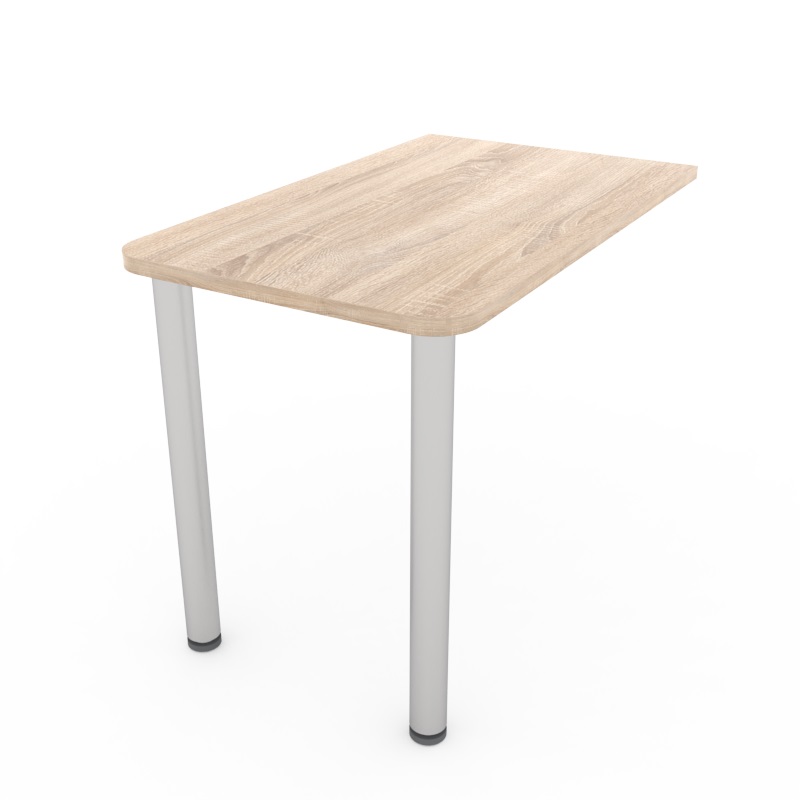 Стіл приставний на металевих опорах 1000х600 мм «ЕЛКОН-ДІЗАЙН»